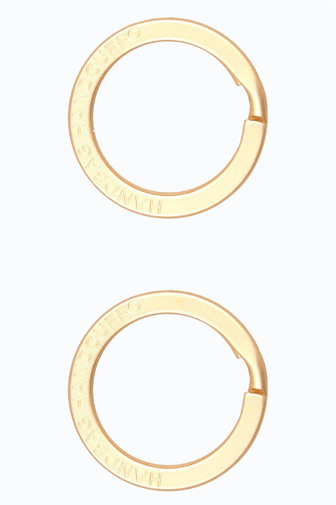 Split Rings - Matte Gold