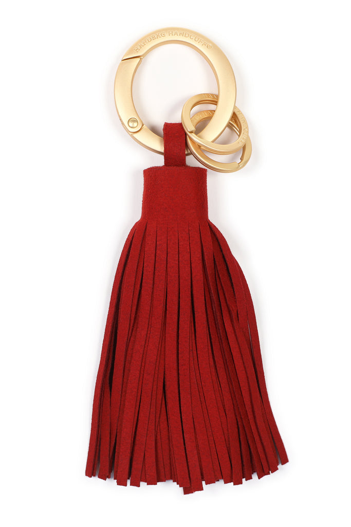 Tassel Key Chain - Crimson Red