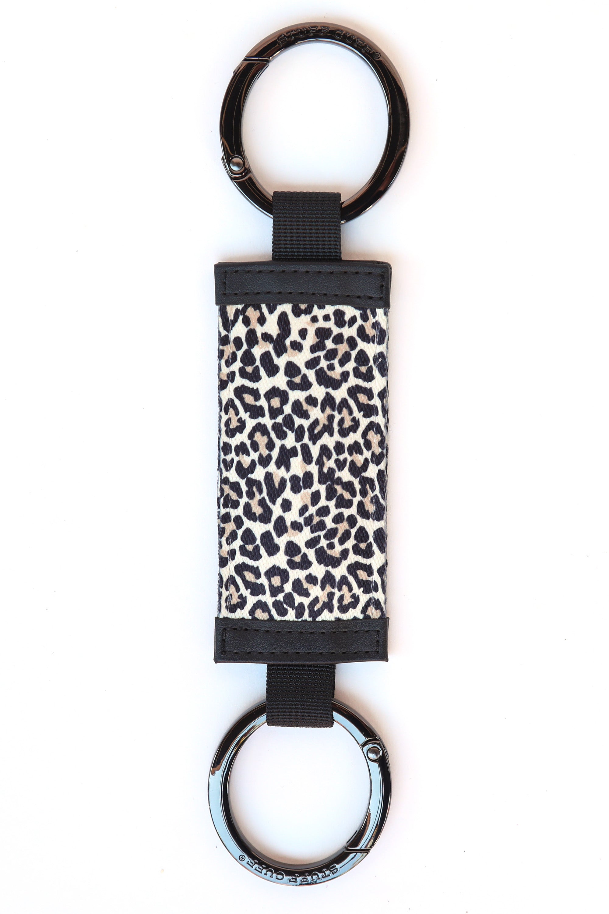 【COSYHARU】keyring brush black blue denim Stuff Cuff® - White & Blue Stars – Handbag Handcuff